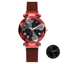 Cargar imagen en el visor de la galería, Luxury Starry Sky Stainless Steel Bracelet Watches
