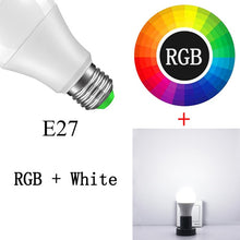 将图片加载到图库查看器，RGB LED Smart Bulb Music Control Apply to IOS /Android
