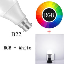 将图片加载到图库查看器，RGB LED Smart Bulb Music Control Apply to IOS /Android
