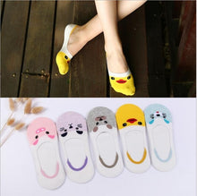 Charger l&#39;image dans la galerie, Cute Animal Funny Ankle Socks Cotton invisible socks
