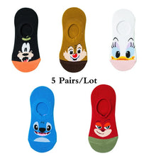 Charger l&#39;image dans la galerie, Cute Animal Funny Ankle Socks Cotton invisible socks
