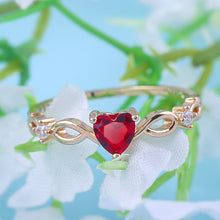 Load image into Gallery viewer, Heart Ring for ladies
