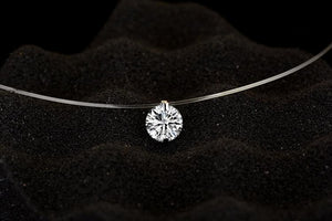 Crystal Necklace Zircon Pendant