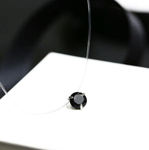 Crystal Necklace Zircon Pendant