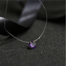 Kép betöltése a galériamegjelenítőbe: Crystal Necklace Zircon Pendant
