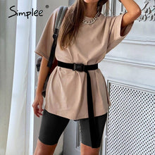 Charger l&#39;image dans la galerie, Casual solid outfits with belt
