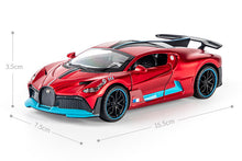 Kép betöltése a galériamegjelenítőbe: 1:32 Alloy Bugatti DIVO Super Sports Car Model
