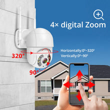 将图片加载到图库查看器，WIFI IP PTZ 2MP Camera Dome 1080P
