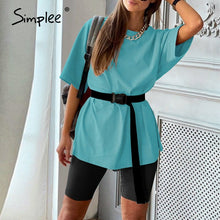 Charger l&#39;image dans la galerie, Casual solid outfits with belt
