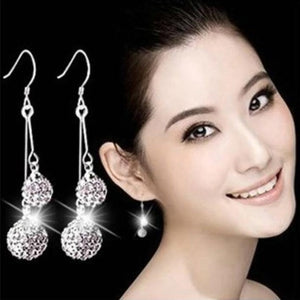 Luxury Zirconia female popular stud earrings
