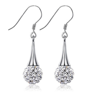 Luxury Zirconia female popular stud earrings
