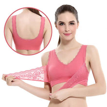 Load image into Gallery viewer, Wireless Push up Breathable Sleep Hot Bra
