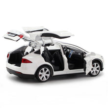 Charger l&#39;image dans la galerie, 1:32 Tesla MODEL X Alloy Car Model New arrive
