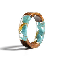 Kép betöltése a galériamegjelenítőbe: Handmade Wood Resin Ring
