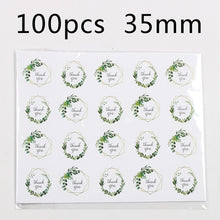 Charger l&#39;image dans la galerie, Thank You Stickers 500pcs/roll Handmade Sticker
