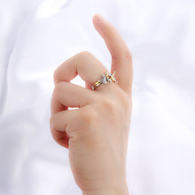 Load image into Gallery viewer, Fairy Angel Cross Heart Ring
