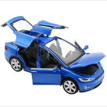 Charger l&#39;image dans la galerie, 1:32 Tesla MODEL X Alloy Car Model New arrive
