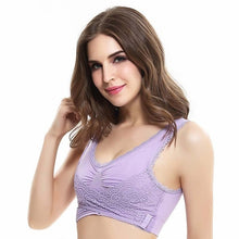 Load image into Gallery viewer, Wireless Push up Breathable Sleep Hot Bra
