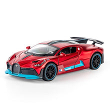 Kép betöltése a galériamegjelenítőbe: 1:32 Alloy Bugatti DIVO Super Sports Car Model
