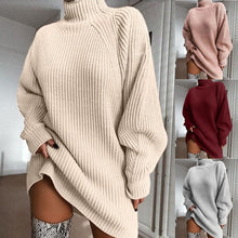 Charger l&#39;image dans la galerie, Fashion Turtleneck Long Sleeve Sweater
