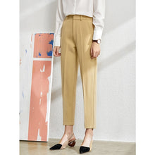 将图片加载到图库查看器，Women Autumn 4 piece set Solid blazer,tanks,high waist pants sold separately
