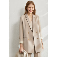 Cargar imagen en el visor de la galería, Women Autumn 4 piece set Solid blazer,tanks,high waist pants sold separately
