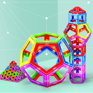 Building Toy Plastic Magnetic Blocks Educational Toys For Kids Gifts