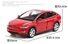 Charger l&#39;image dans la galerie, 1:32 Tesla MODEL X Alloy Car Model New arrive
