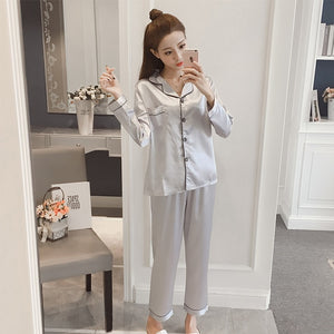 Indulge in luxurious comfort Faux Silk Pajama Sets