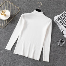 Cargar imagen en el visor de la galería, Ladies fashion Knitted Jumper Autumn Winter Tops
