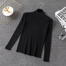 Kép betöltése a galériamegjelenítőbe: Ladies fashion Knitted Jumper Autumn Winter Tops
