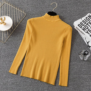 Ladies fashion Knitted Jumper Autumn Winter Tops