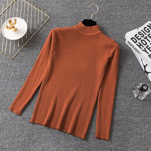 Ladies fashion Knitted Jumper Autumn Winter Tops