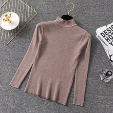 Cargar imagen en el visor de la galería, Ladies fashion Knitted Jumper Autumn Winter Tops
