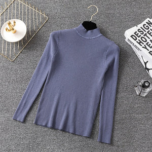 Ladies fashion Knitted Jumper Autumn Winter Tops