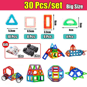 Building Toy Plastic Magnetic Blocks Educational Toys For Kids Gifts