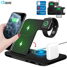 Charger l&#39;image dans la galerie, Foldable Charging Dock Station Wireless charging for Air pods Pro iWatch
