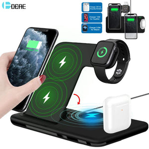 Foldable Charging Dock Station Wireless charging for Air pods Pro iWatch