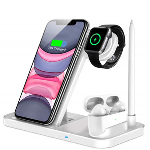 Foldable Charging Dock Station Wireless charging for Air pods Pro iWatch